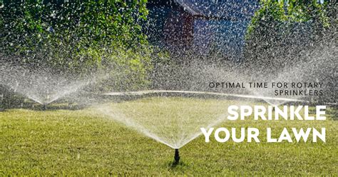 how long to run rotary sprinklers